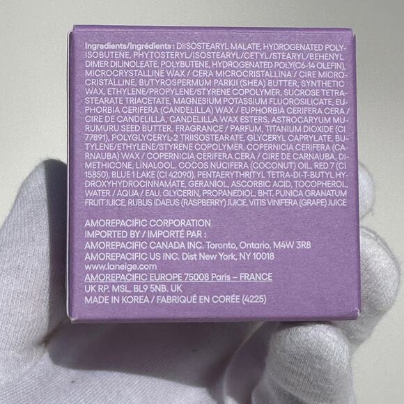 Laneige Lip Sleeping Mask Taro Bubble Tea Lip Balm Lavender BNIB 20g/0.70 oz - Picture 6 of 16